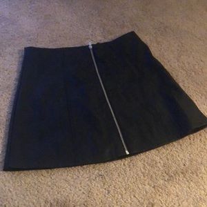 Leather skirt